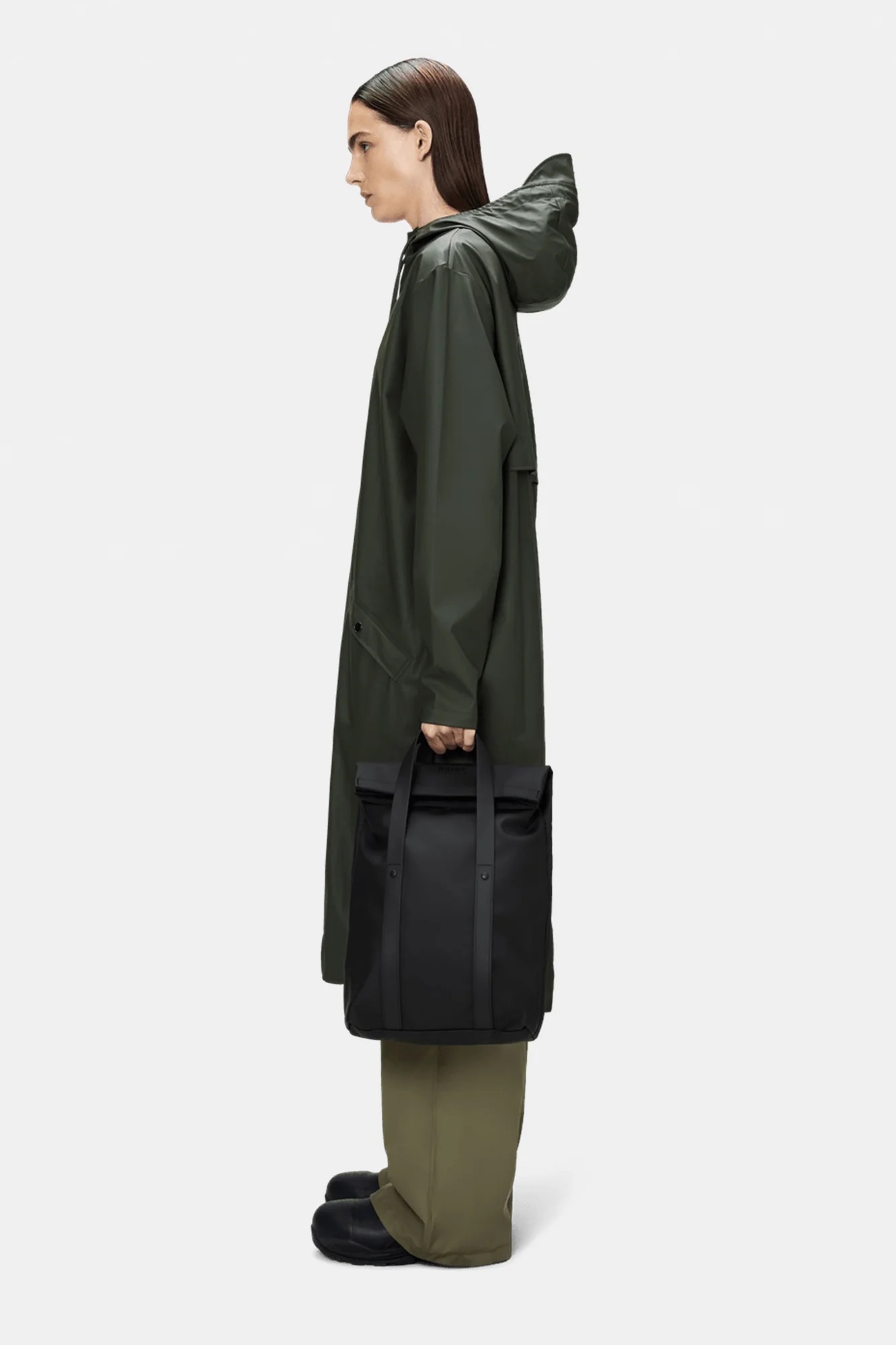 2 Way Tote Backpack Mini Black - Image 4