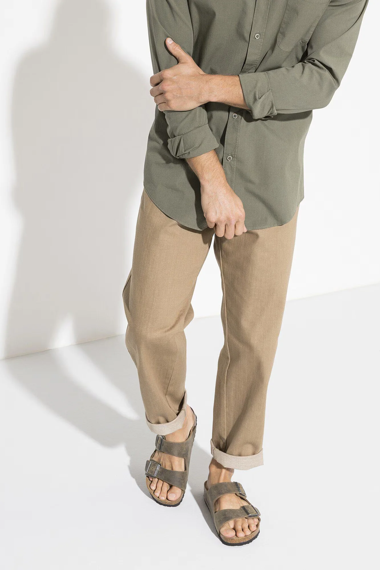 Arizona Leather Oiled Faded Khaki - Image 4