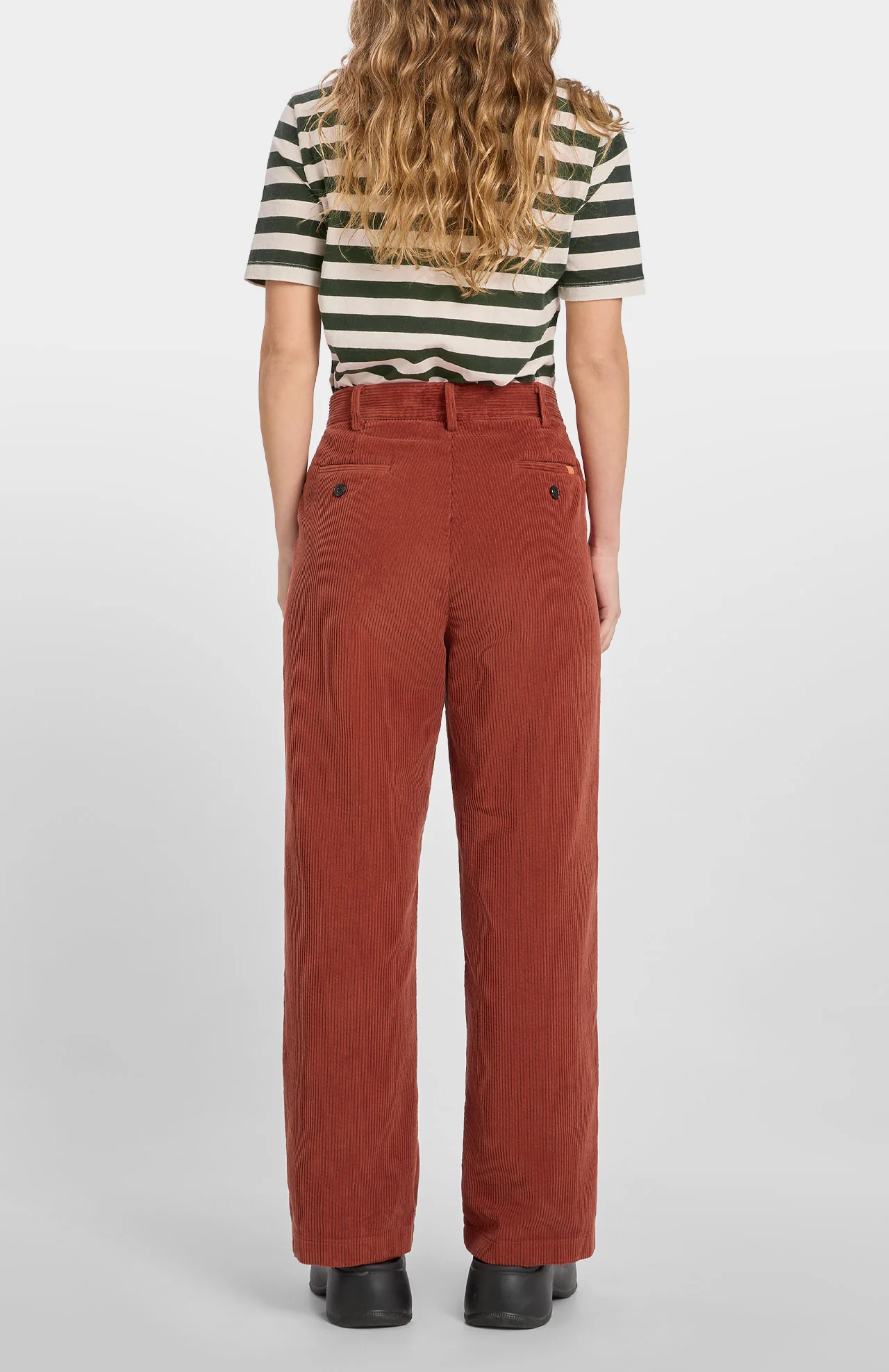 Arlet Corduroy Trousers Red Clay - Image 4