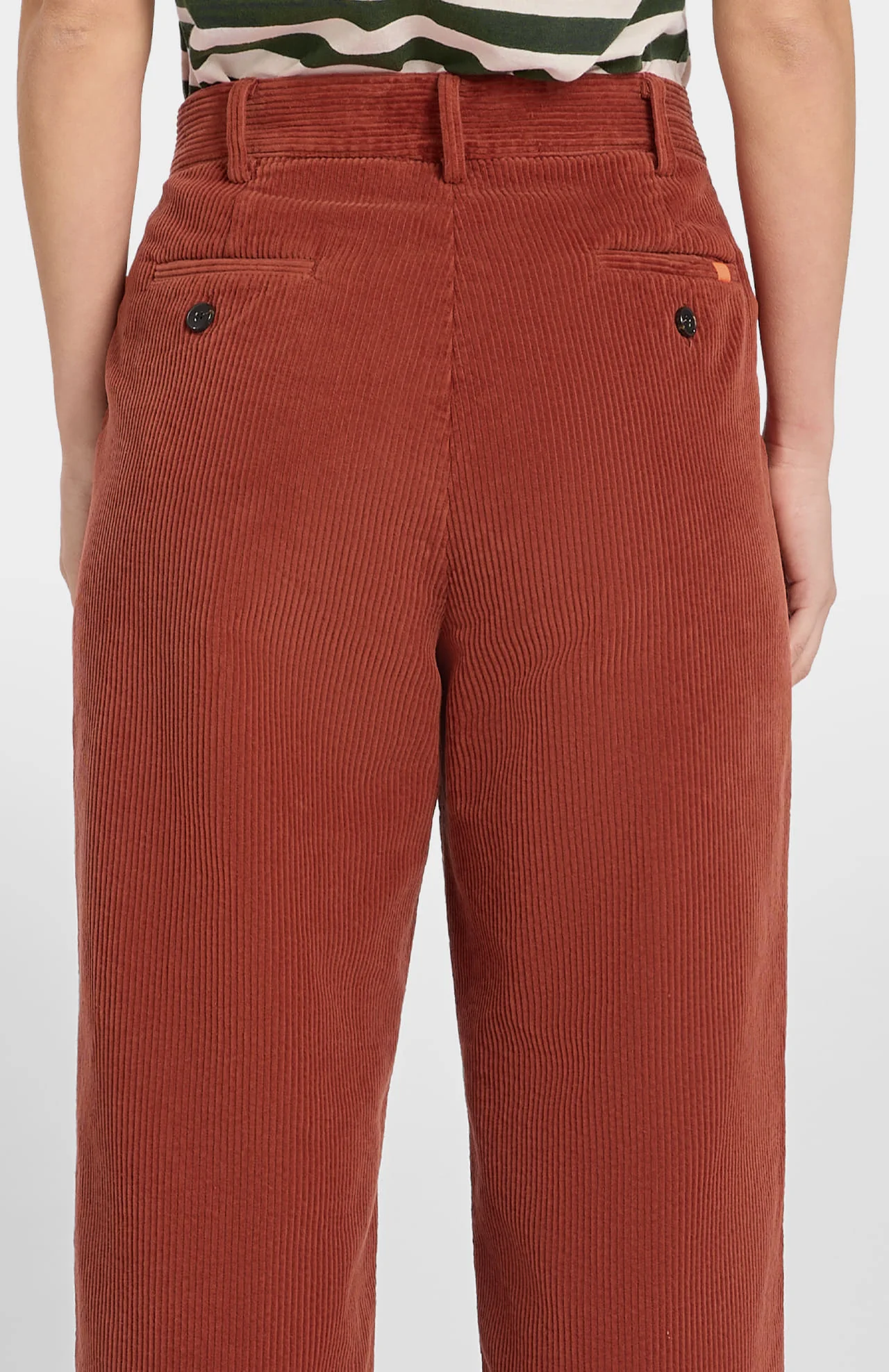 Arlet Corduroy Trousers Red Clay - Image 6