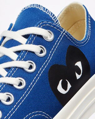 Converse Chuck 70 x CDG Play Blue Woman - Image 4