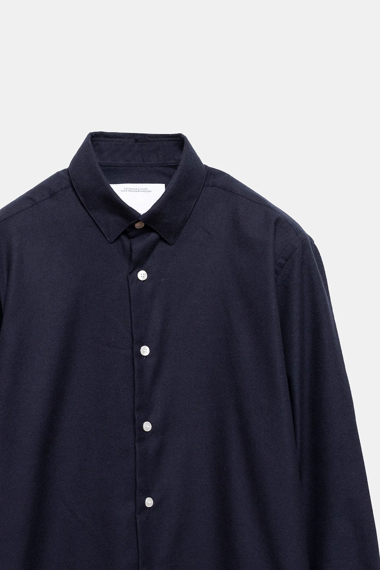 Deguay Flannel Shirt Navy - Image 2