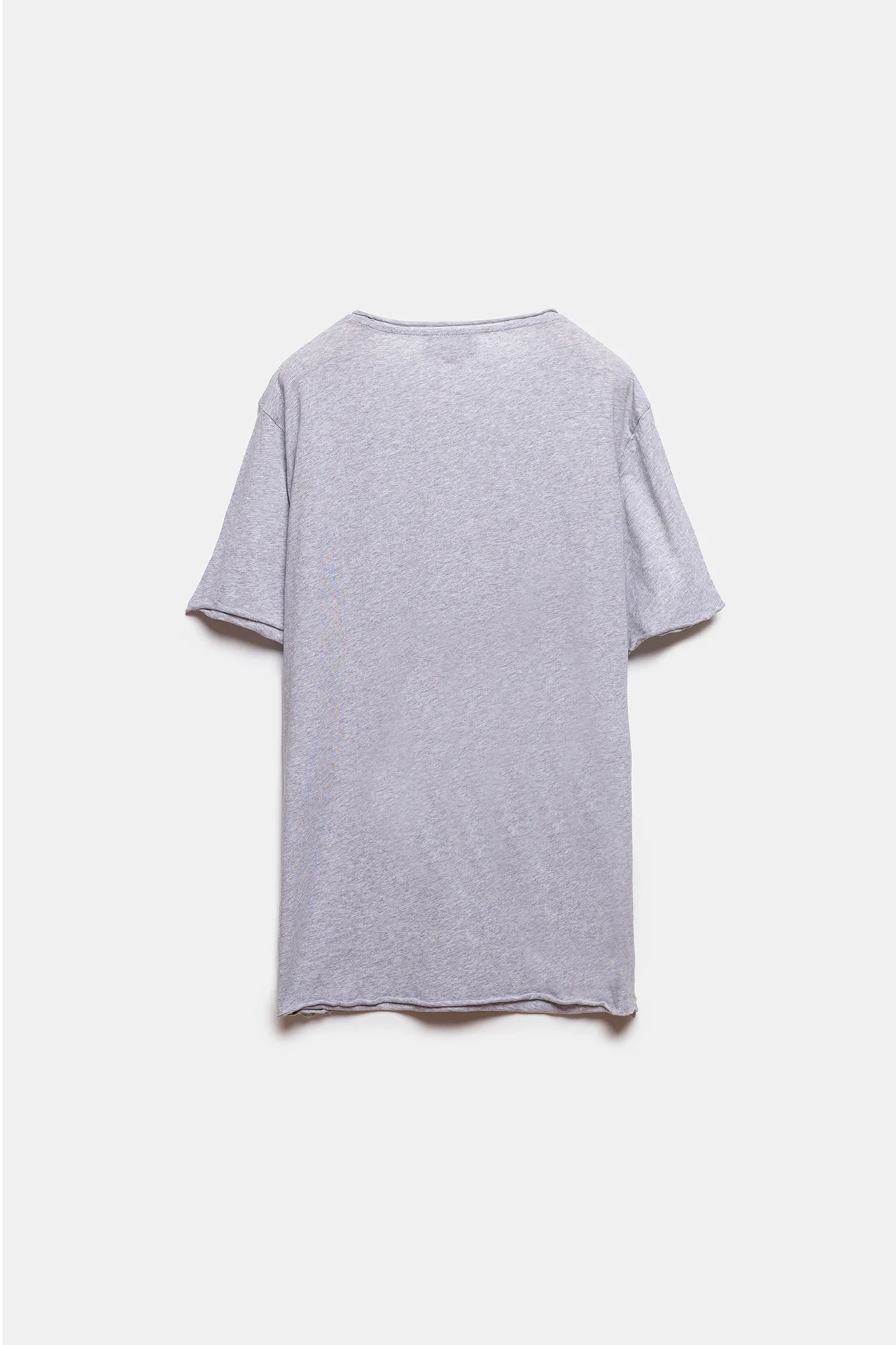Ferat Roll Neck T-shirt Grey Melange - Image 3