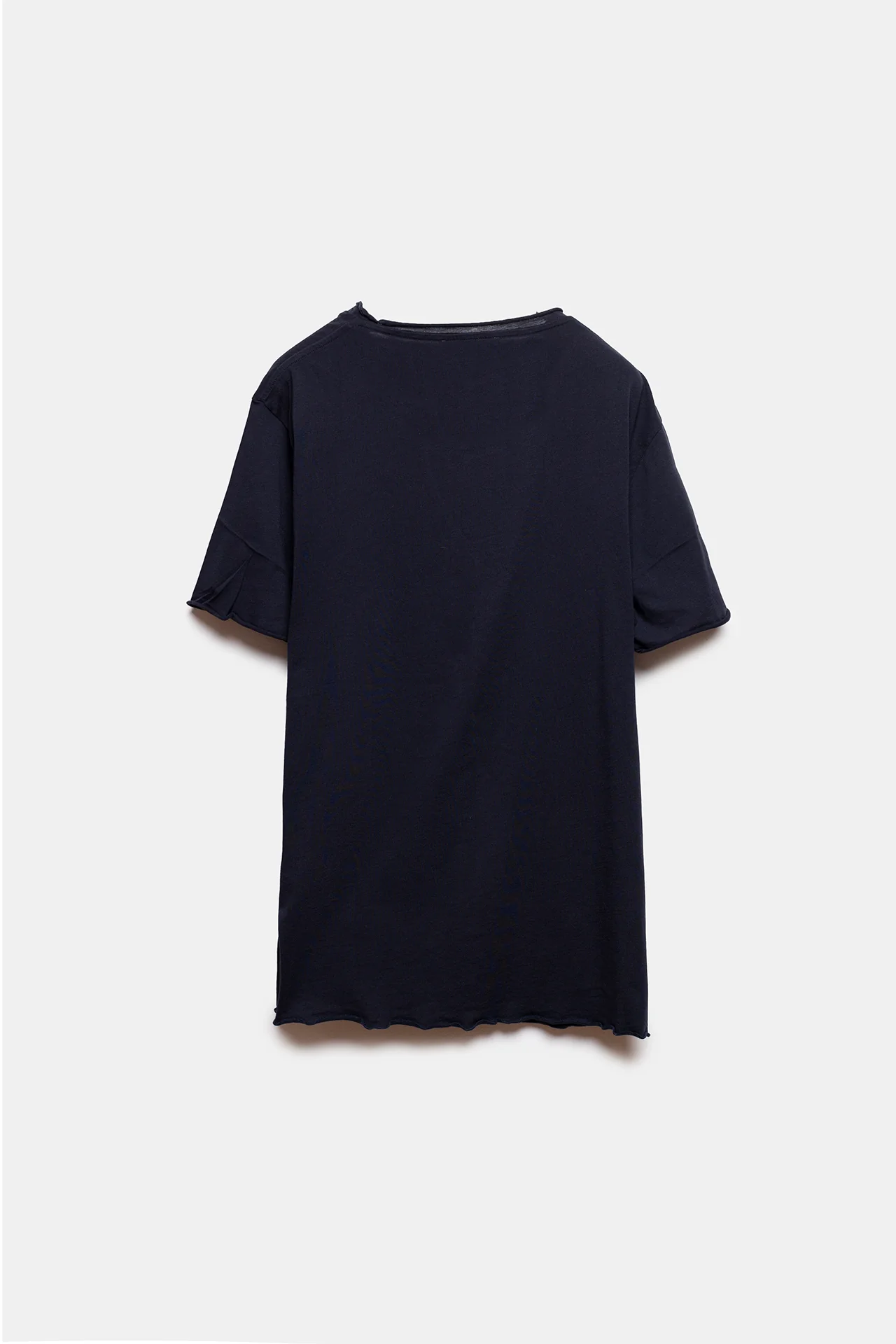 Ferat Roll Neck T-shirt Navy - Image 3