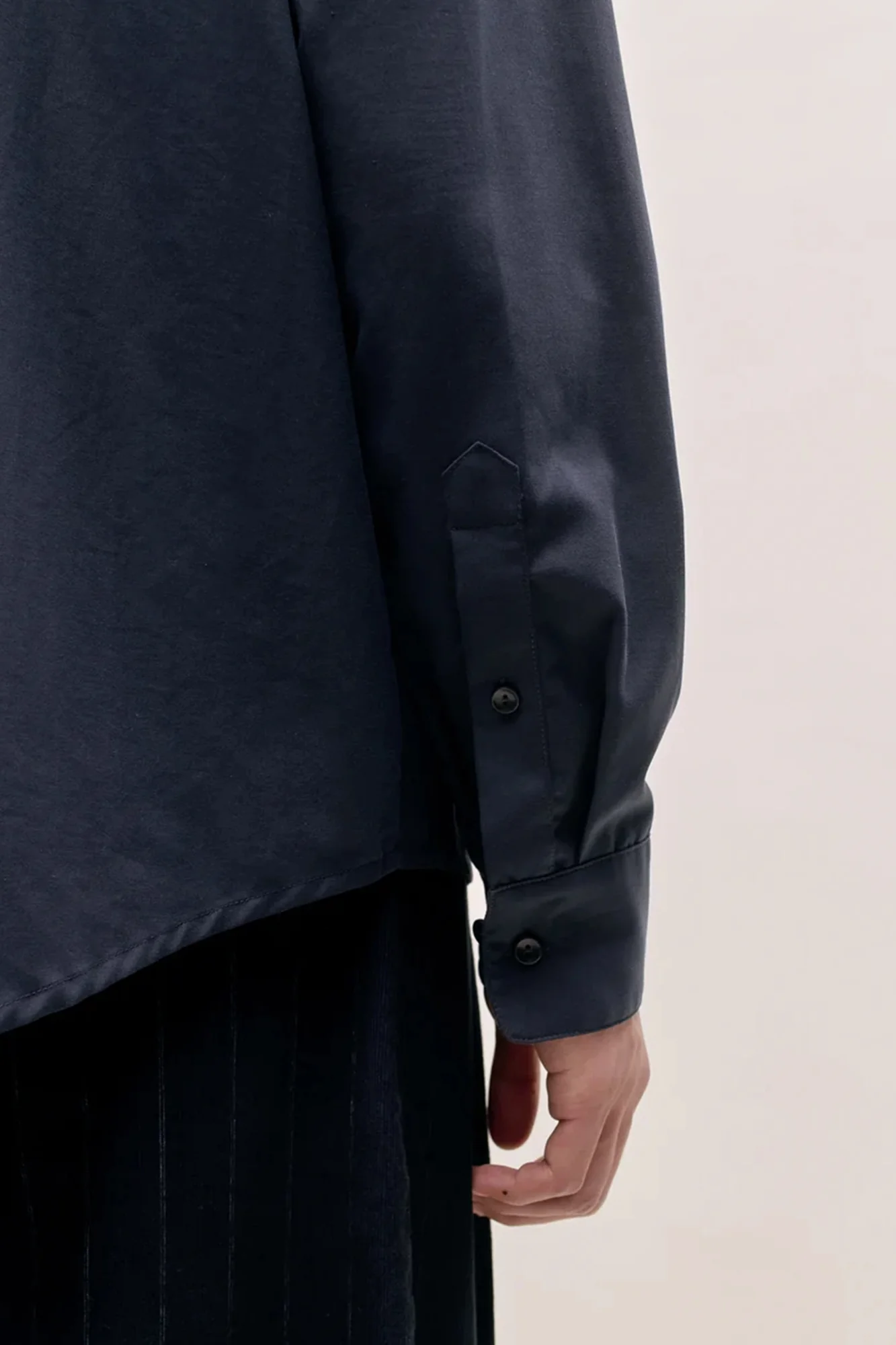 Fulvio Shirt Navy Twill - Image 4