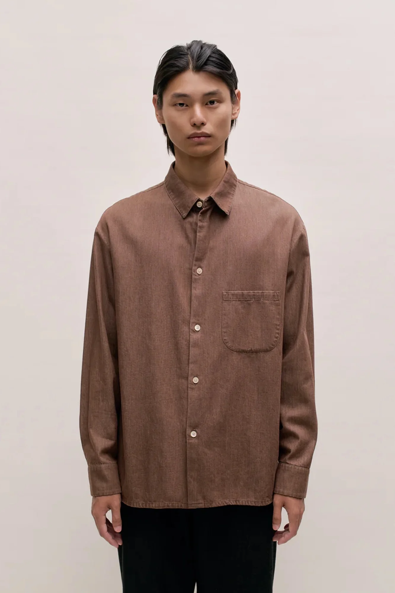 Gusto Shirt Sepia Denim - Image 3