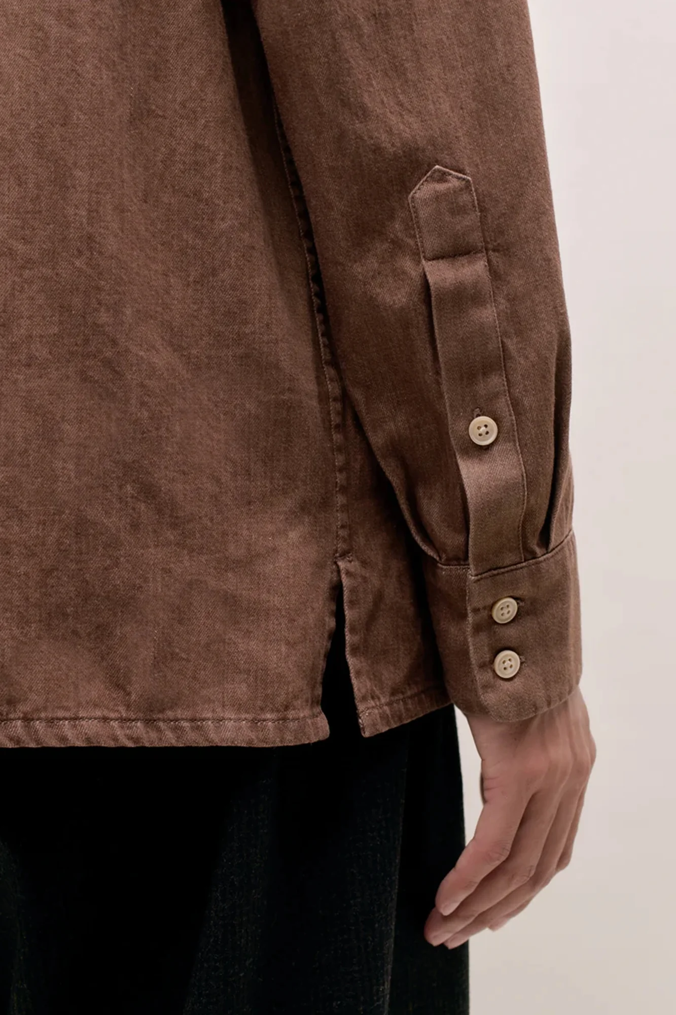 Gusto Shirt Sepia Denim - Image 7