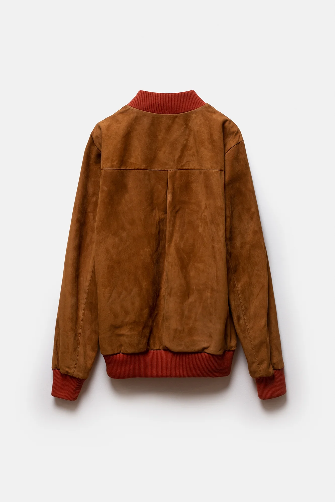 Keisuke Leather Bomber Jacket Camel - Image 3
