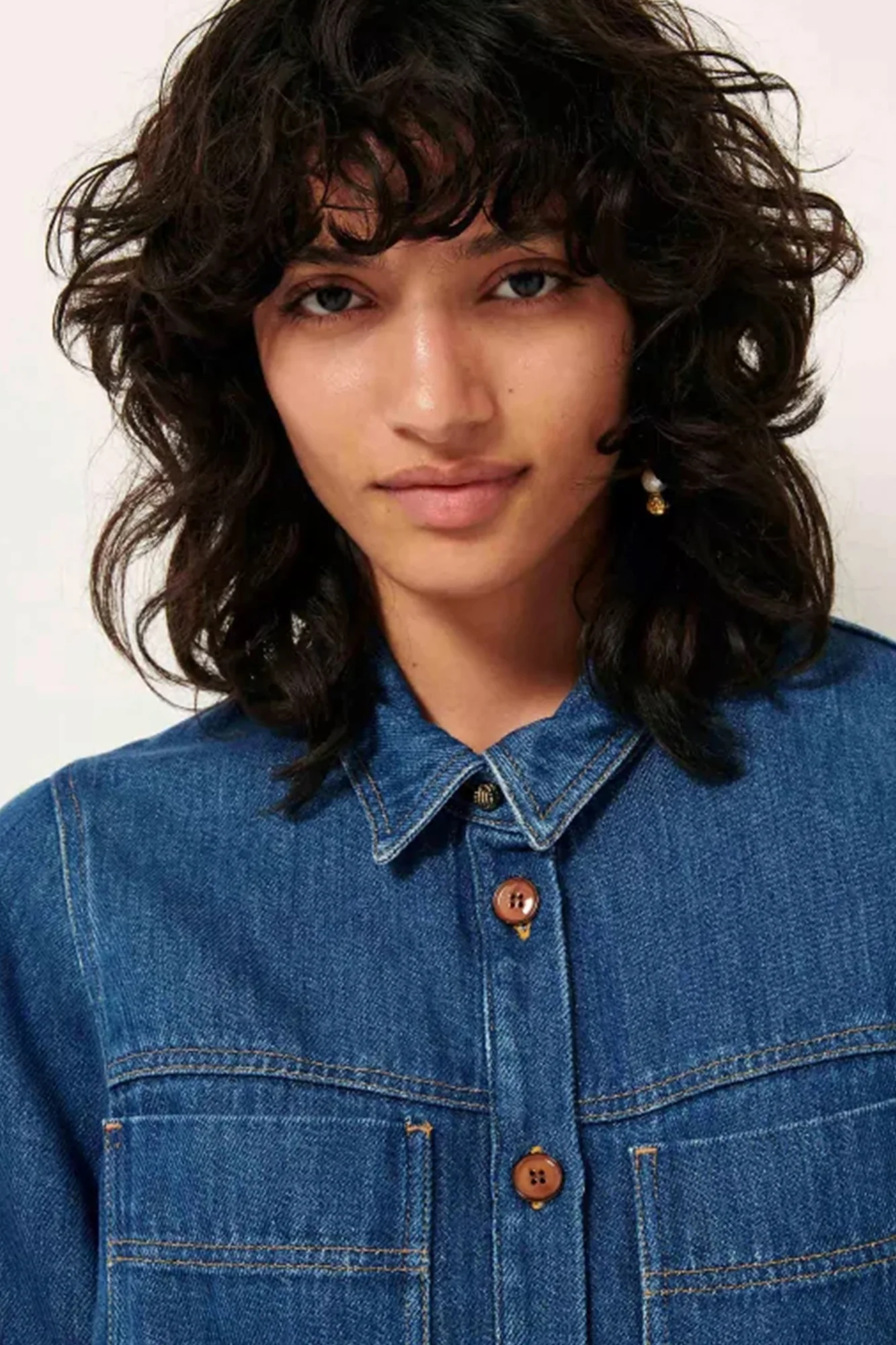 Leone Overshirt Denim Blue - Image 5