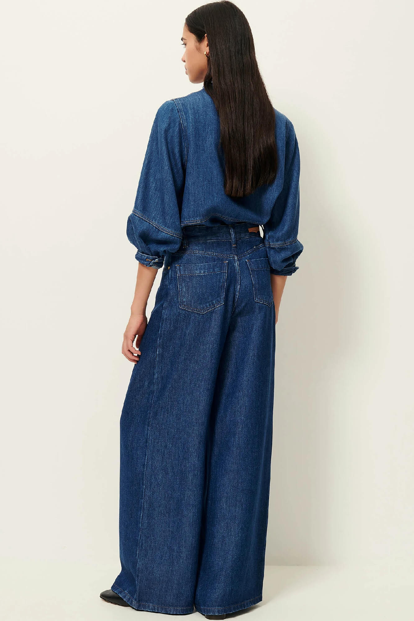 Leone Overshirt Denim Blue - Image 9