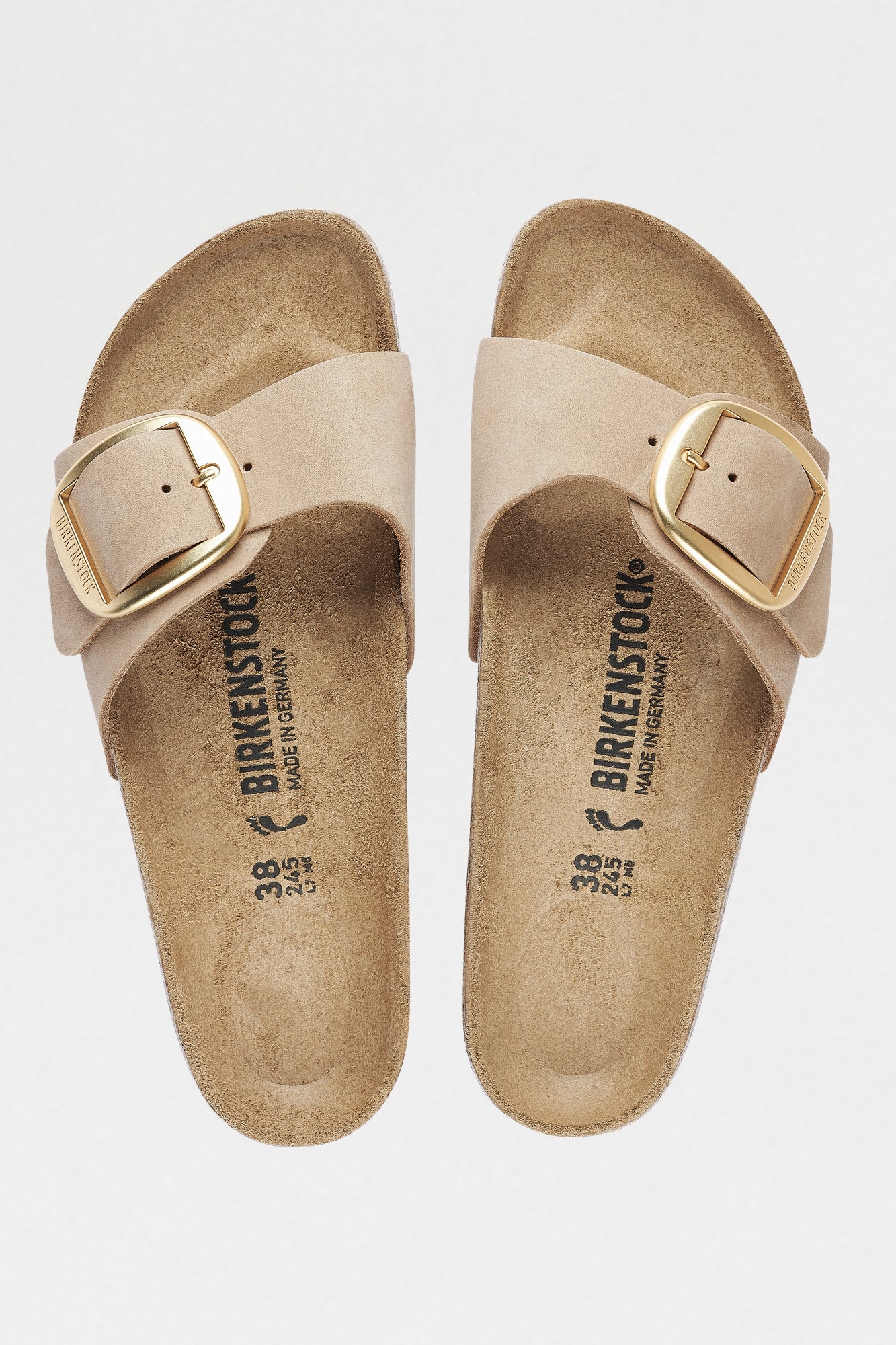 Madrid Big Buckle Nubuck Sandcastle - Image 3