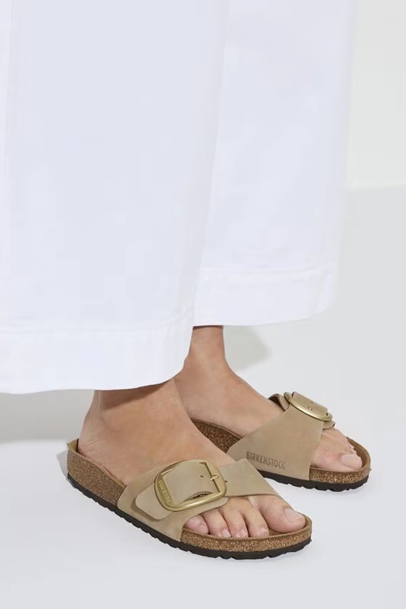 Madrid Big Buckle Nubuck Sandcastle - Image 4