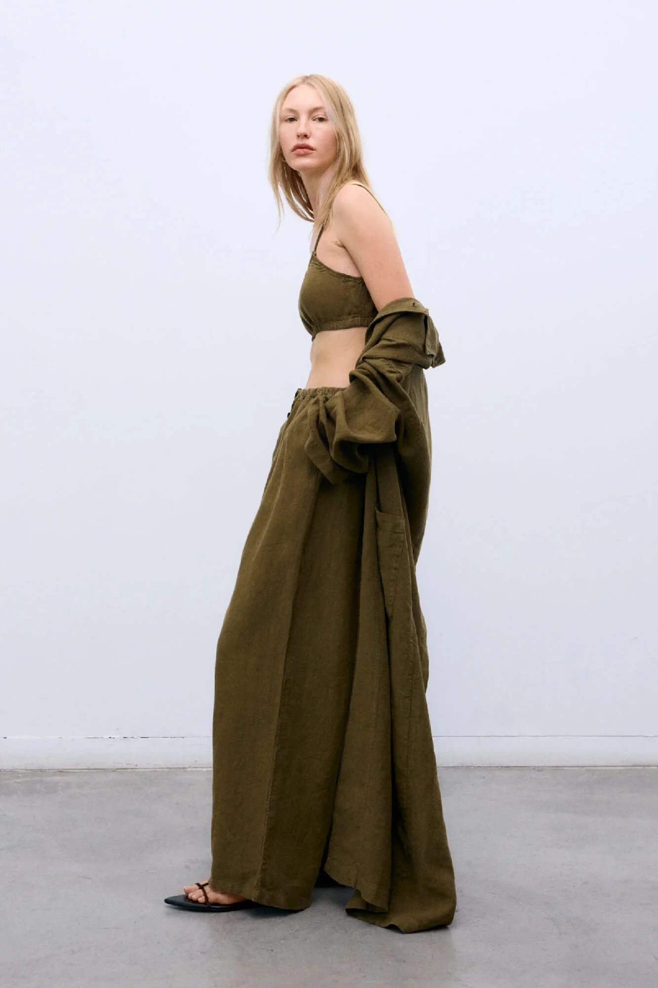Melissa Linen Trench Coat - Image 5