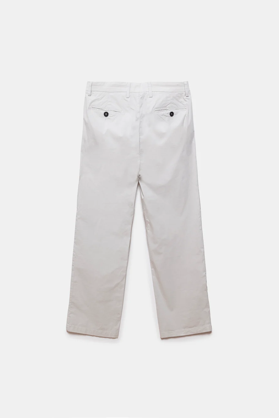 Milo Poplin Trousers Light Grey - Image 3