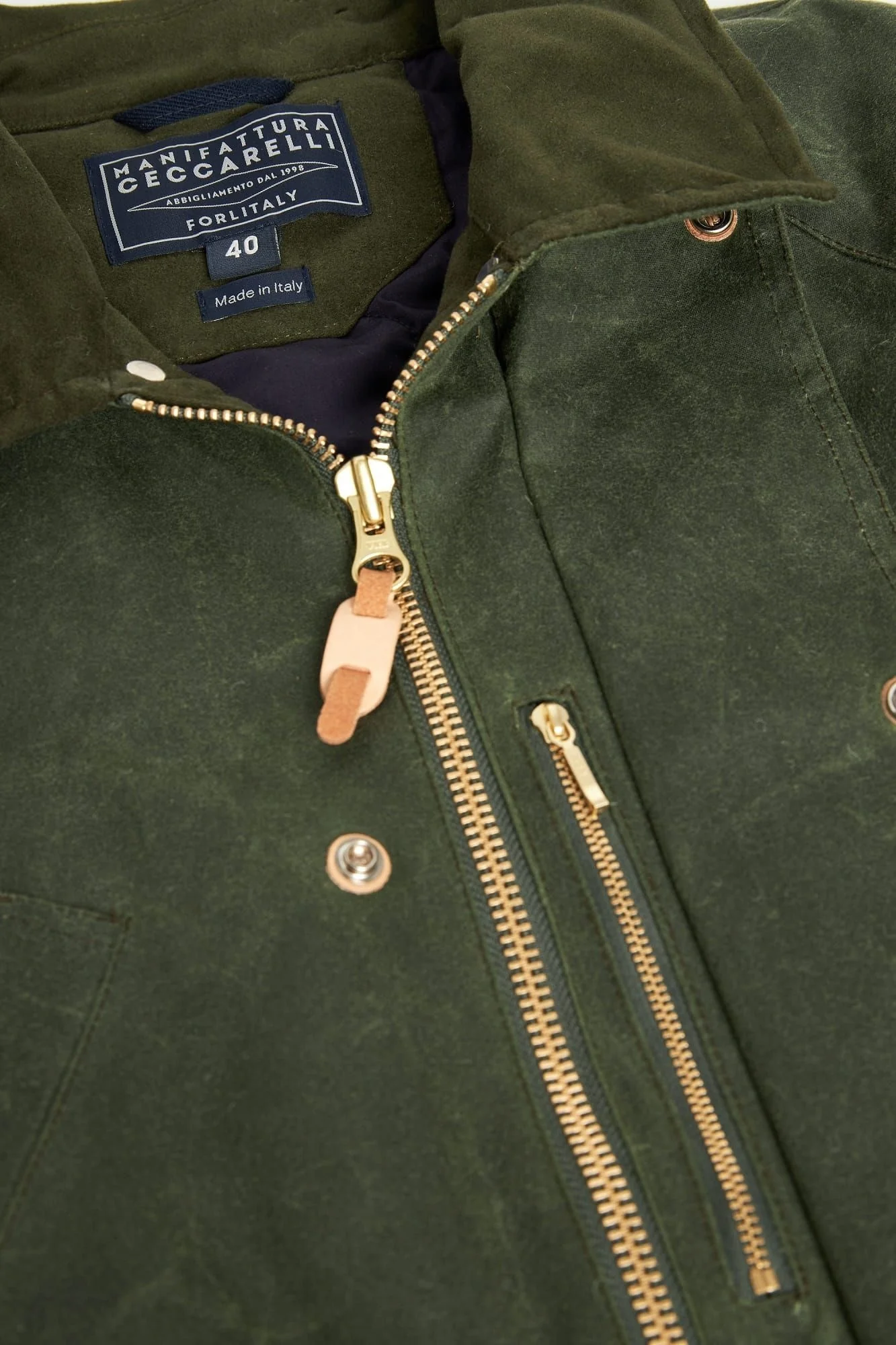 New Caban Waxed Jacket Dark Green - Image 4