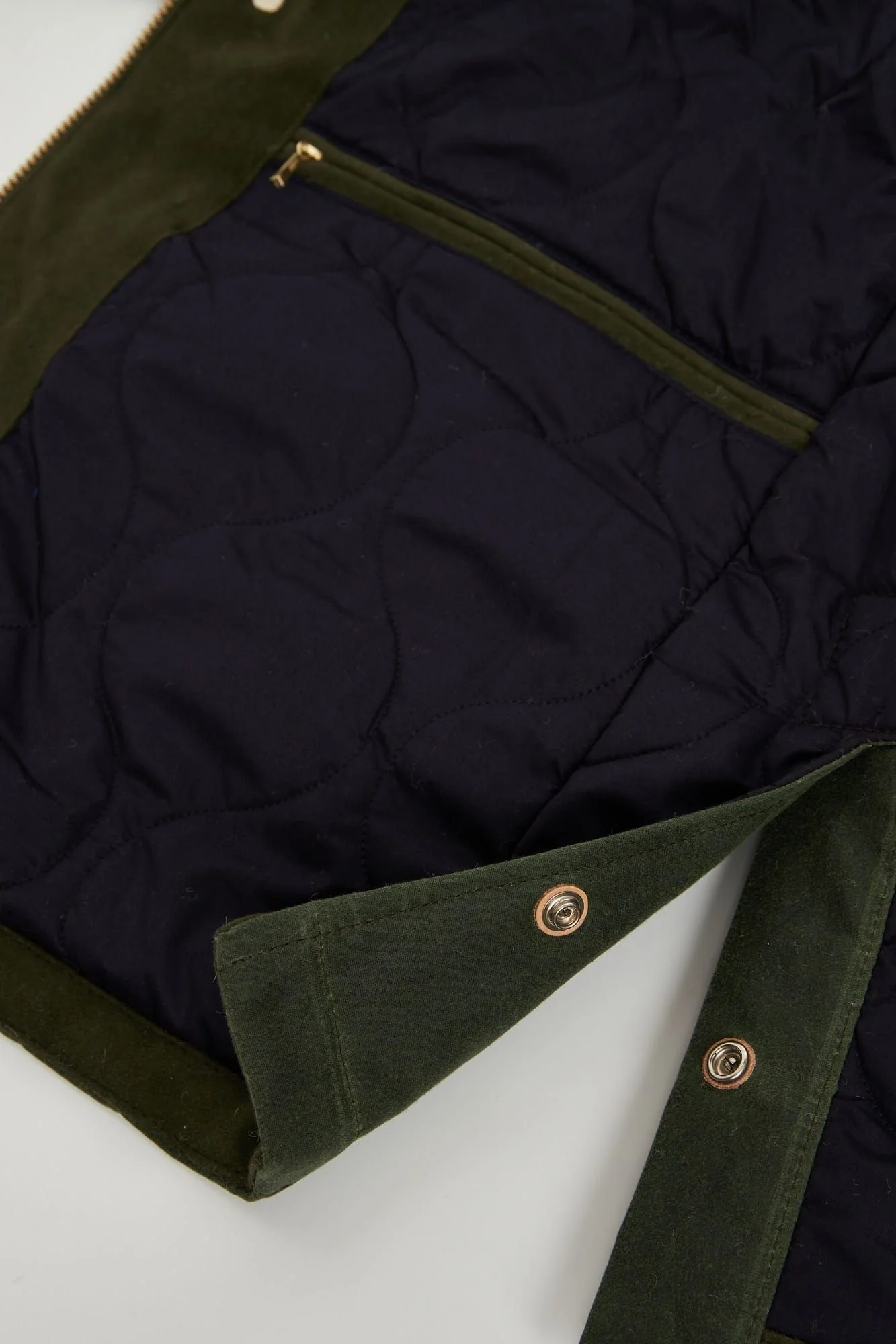 New Caban Waxed Jacket Dark Green - Image 6