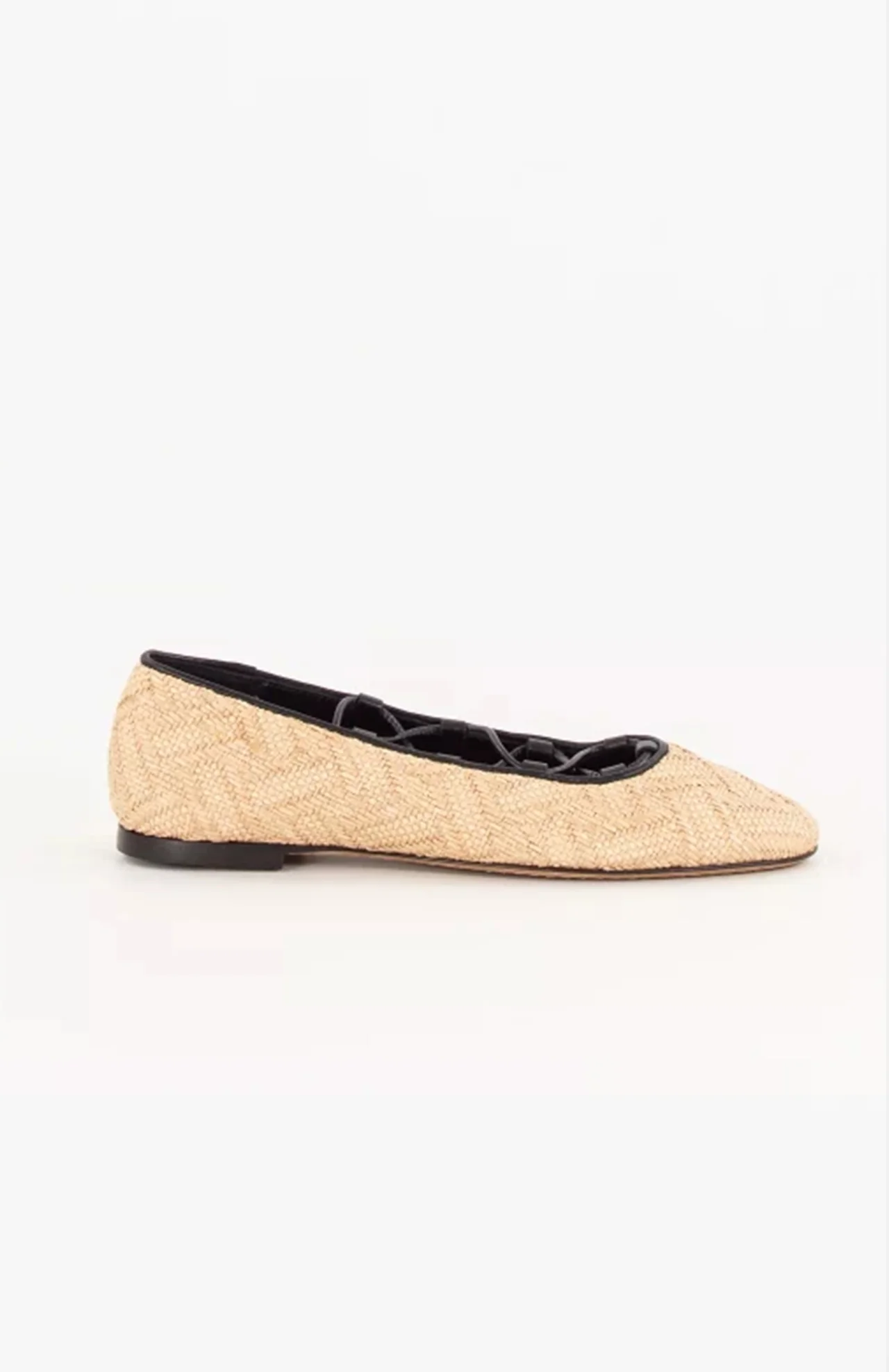 Pina Ballerina Flats Raffia - Image 3