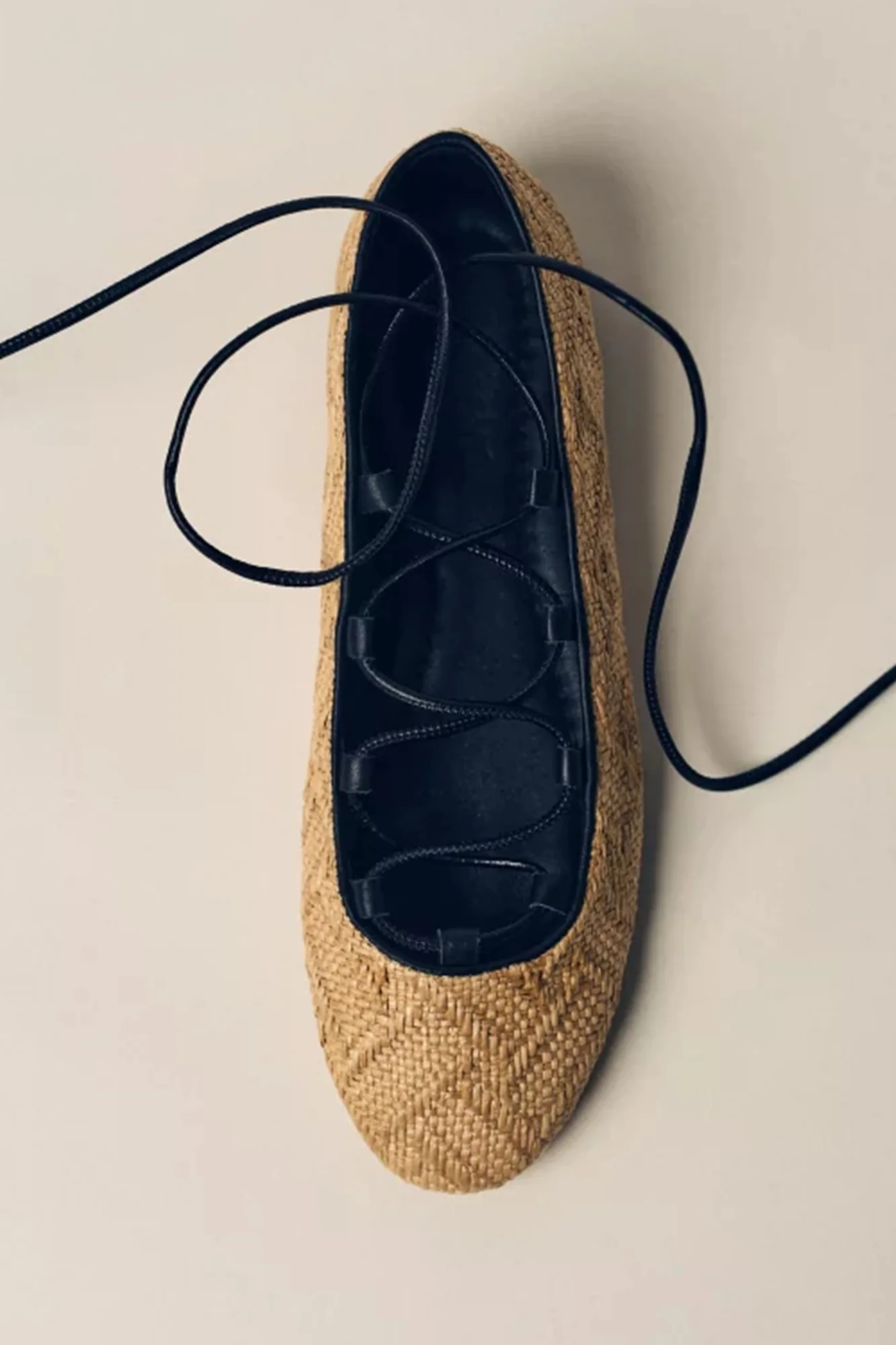 Pina Ballerina Flats Raffia - Image 6