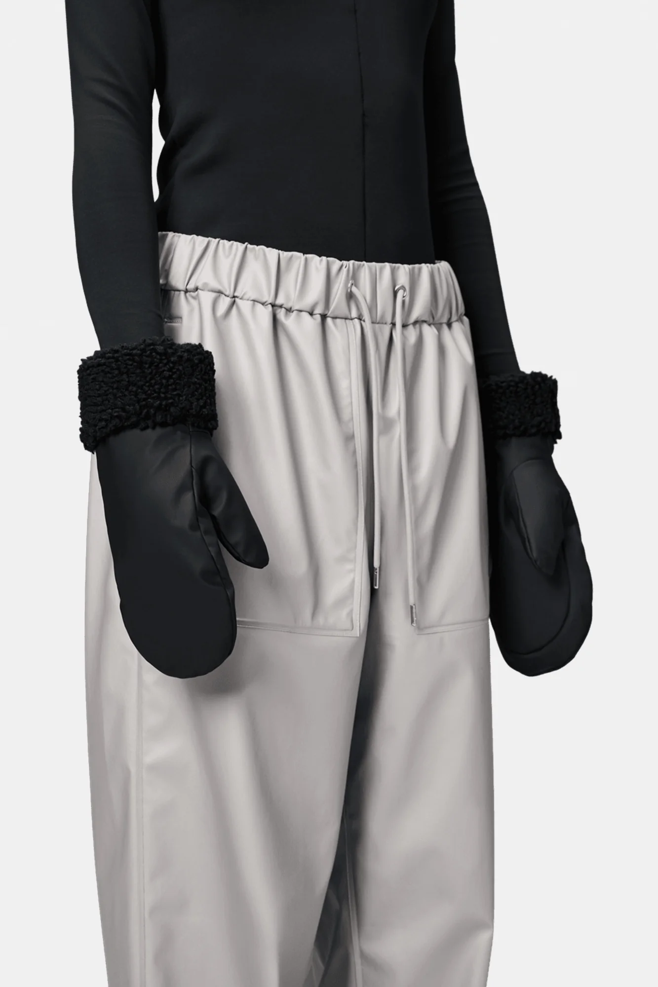 Puffer Fleece Mittens - Image 2
