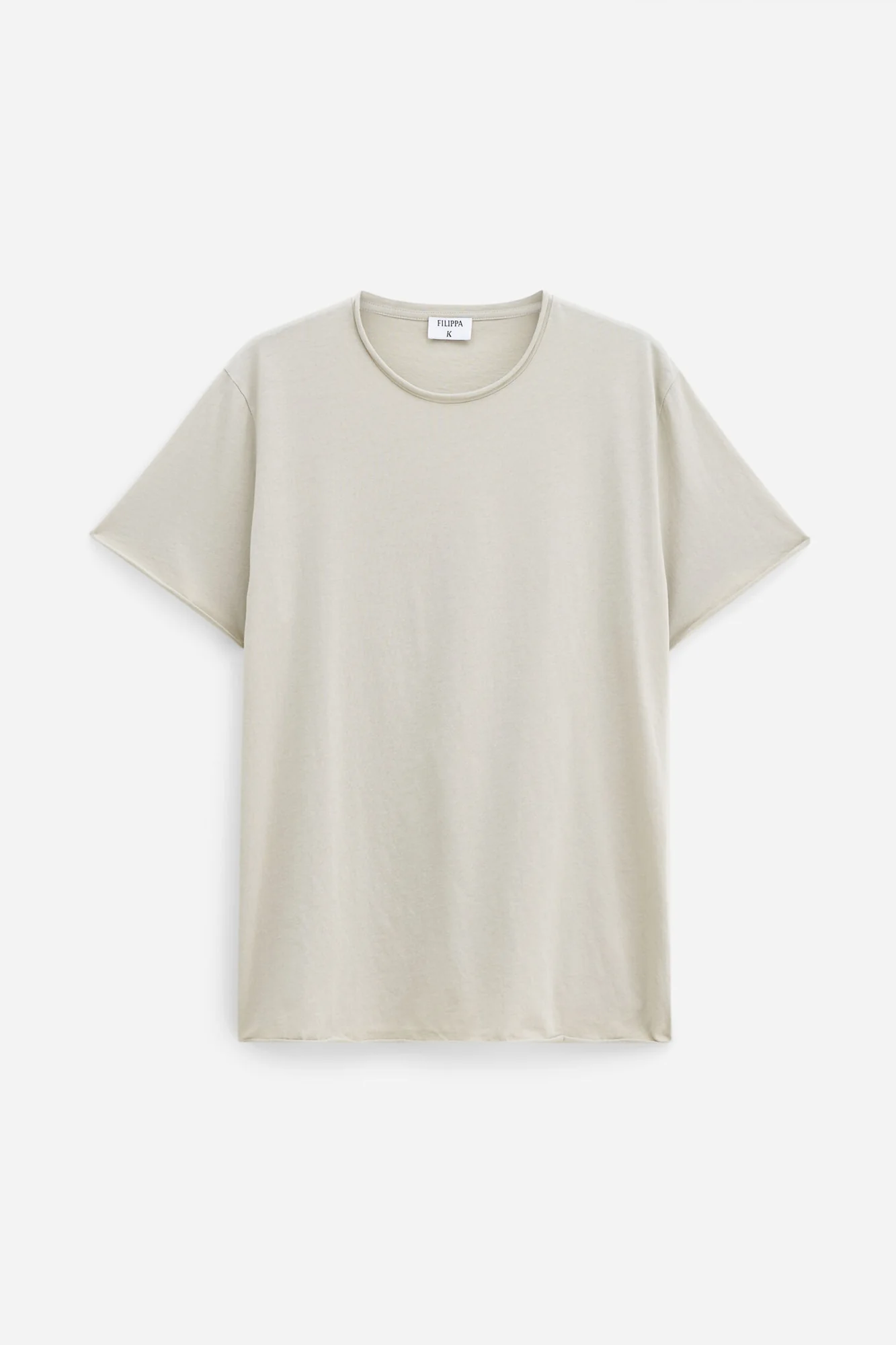 Roll Neck Tee Faded Moss