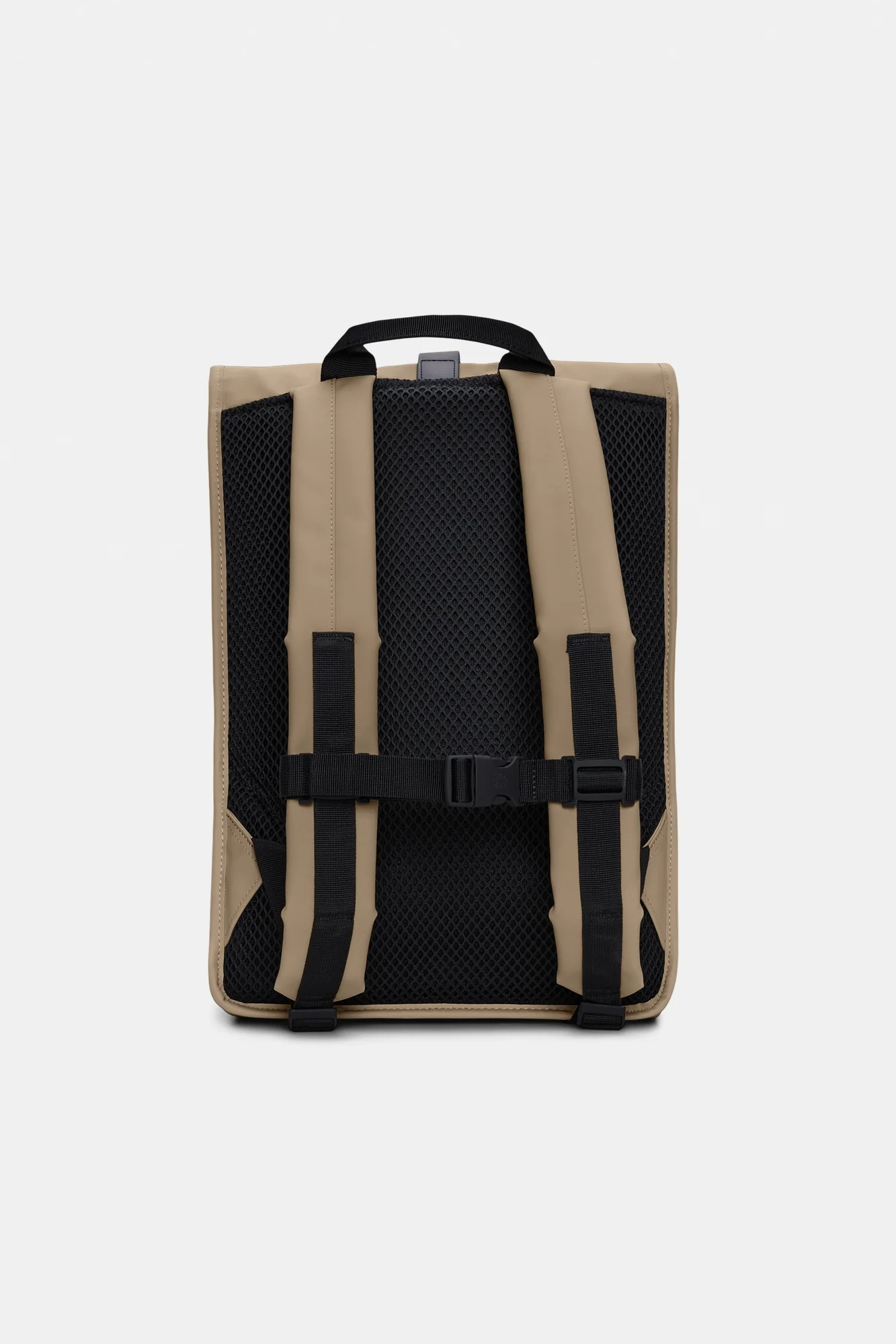 Rolltop Rucksack Beige - Image 3