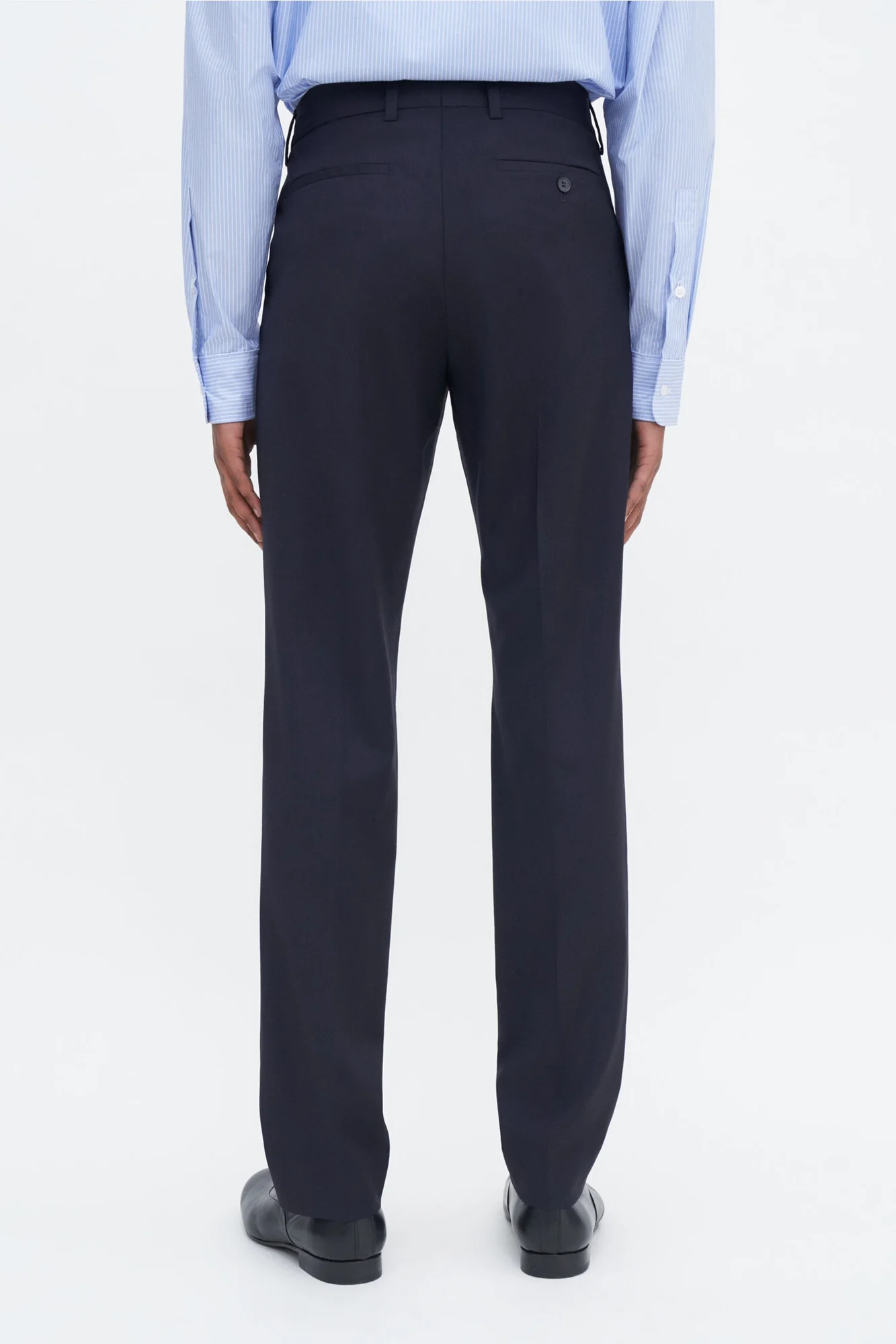 Slim Tapered Wool Trousers - Image 3