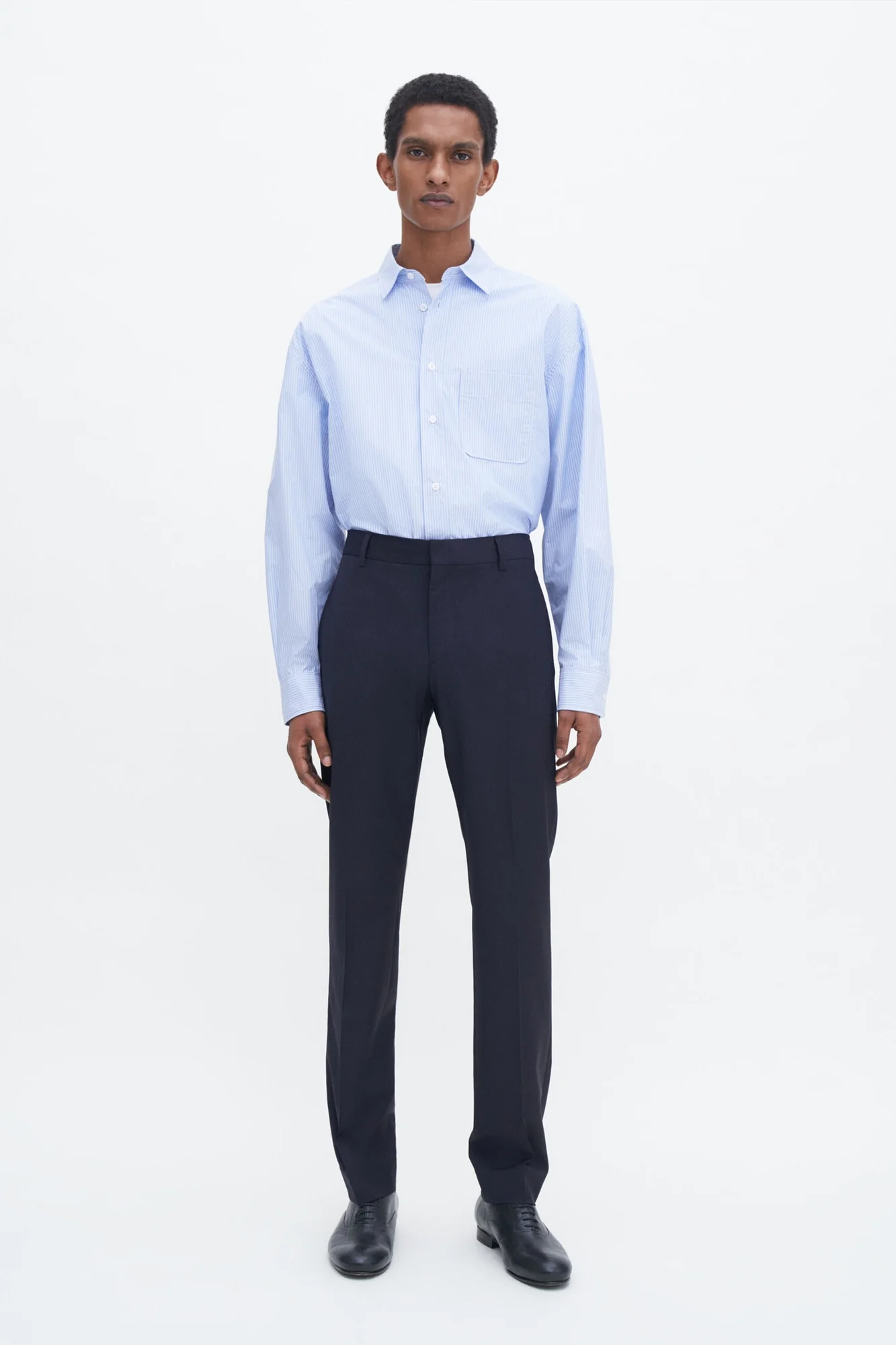 Slim Tapered Wool Trousers - Image 5