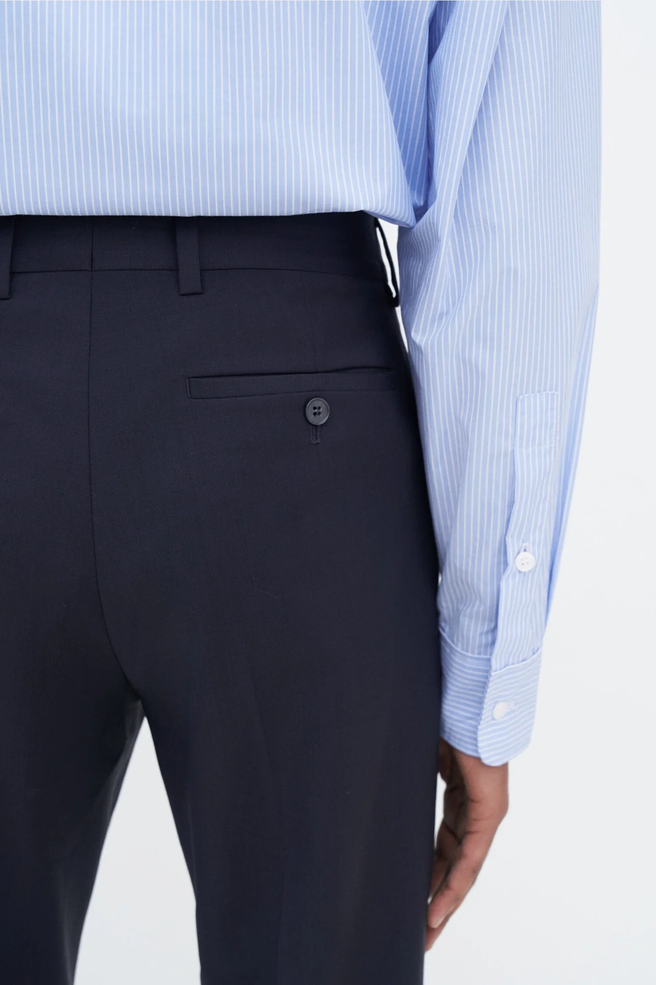 Slim Tapered Wool Trousers - Image 6