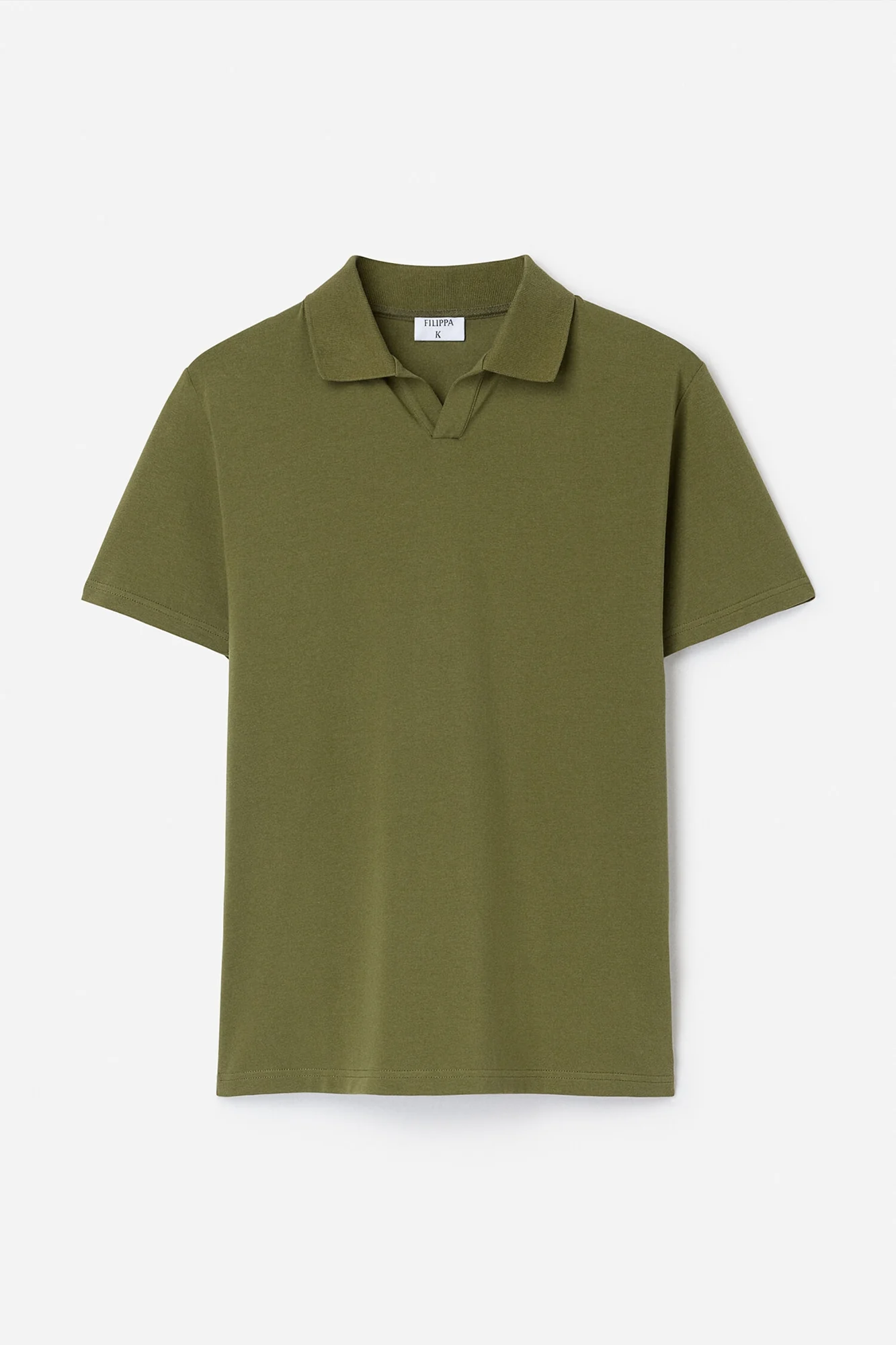 Stretch Cotton Polo Laurel Green