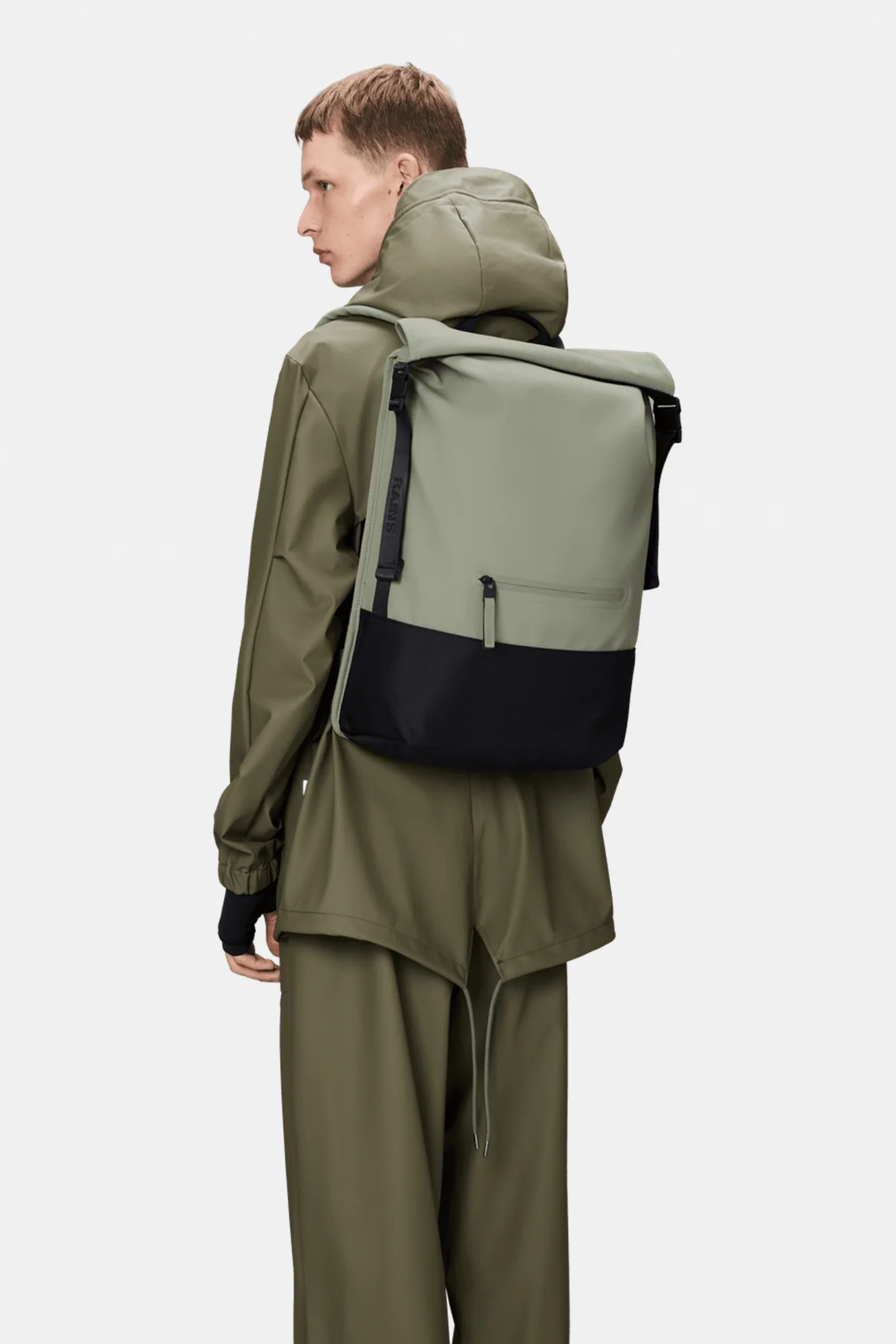 Trail Rolltop Backpack Drift Green - Image 3