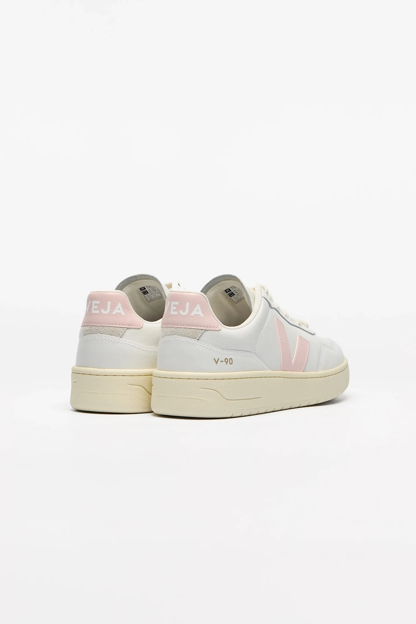 V-90 Leather White Petale Woman - Image 3