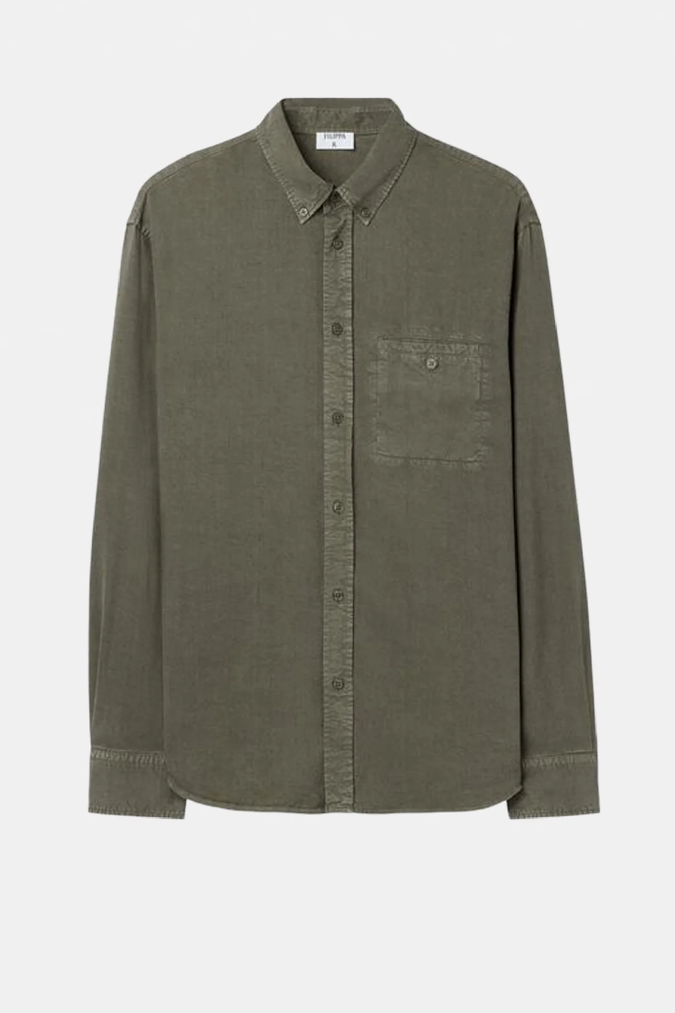 Zachary Shirt Dark Olive Green