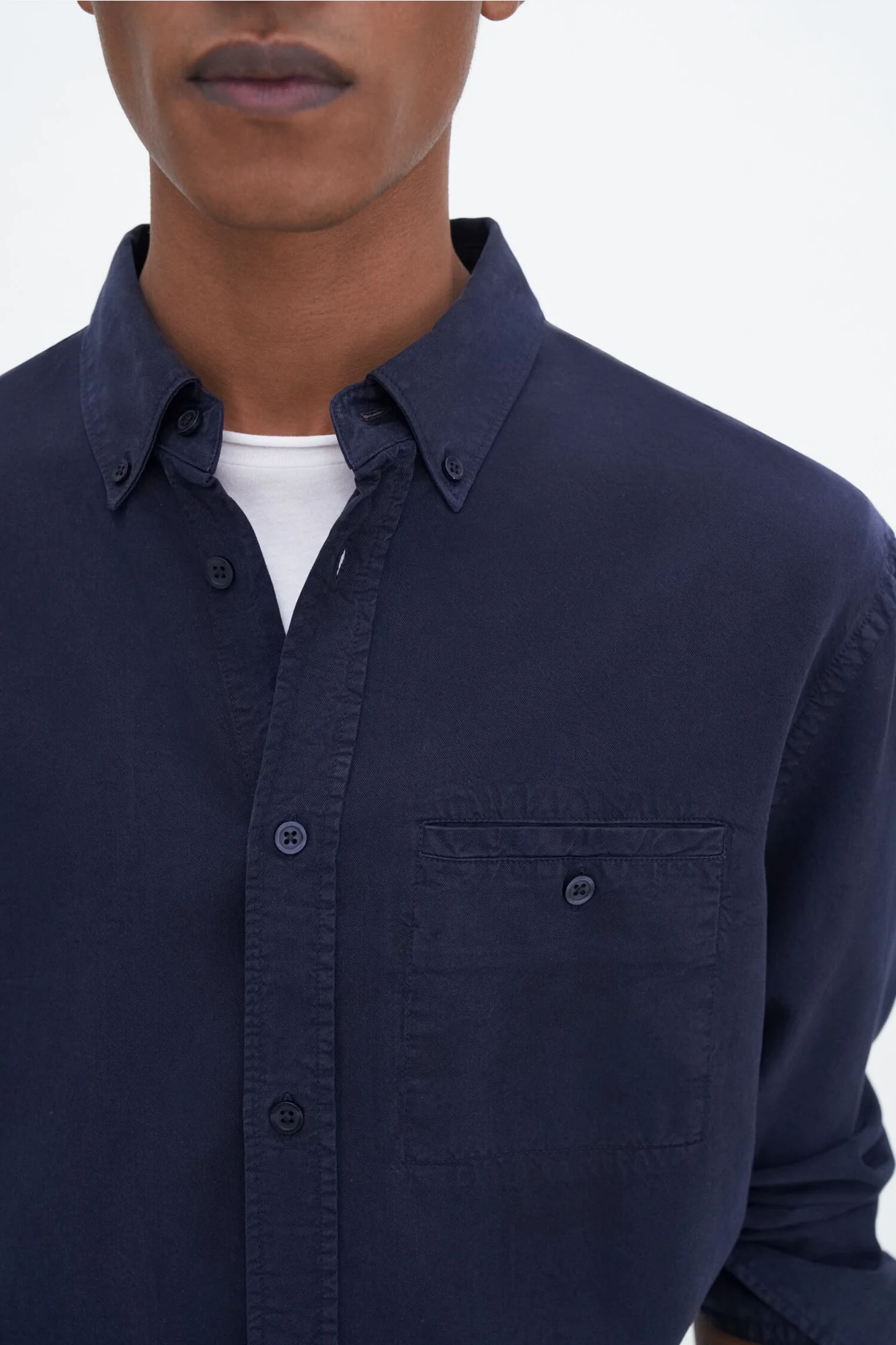 Zachary Shirt Navy - Image 3