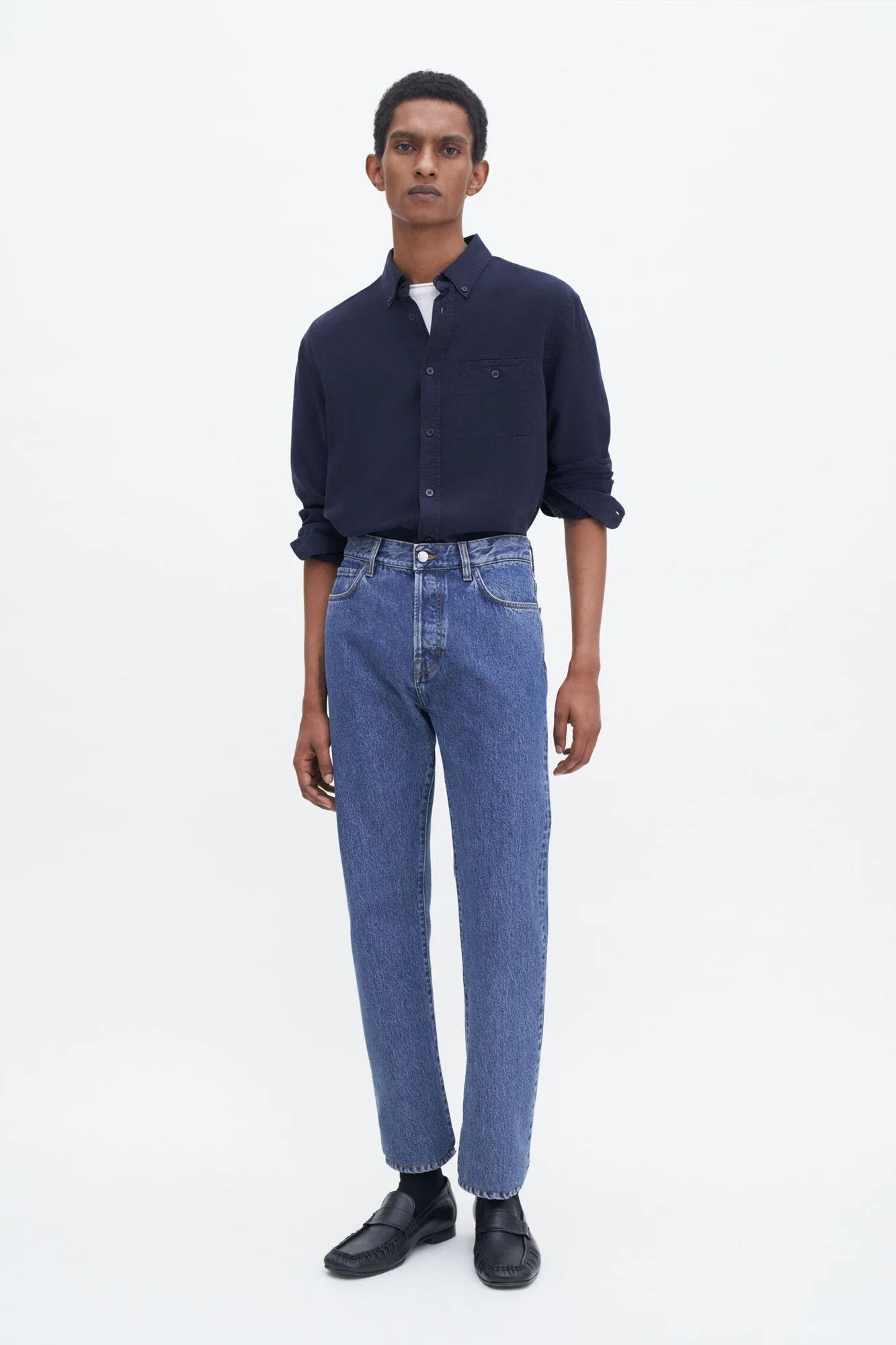 Zachary Shirt Navy - Image 6