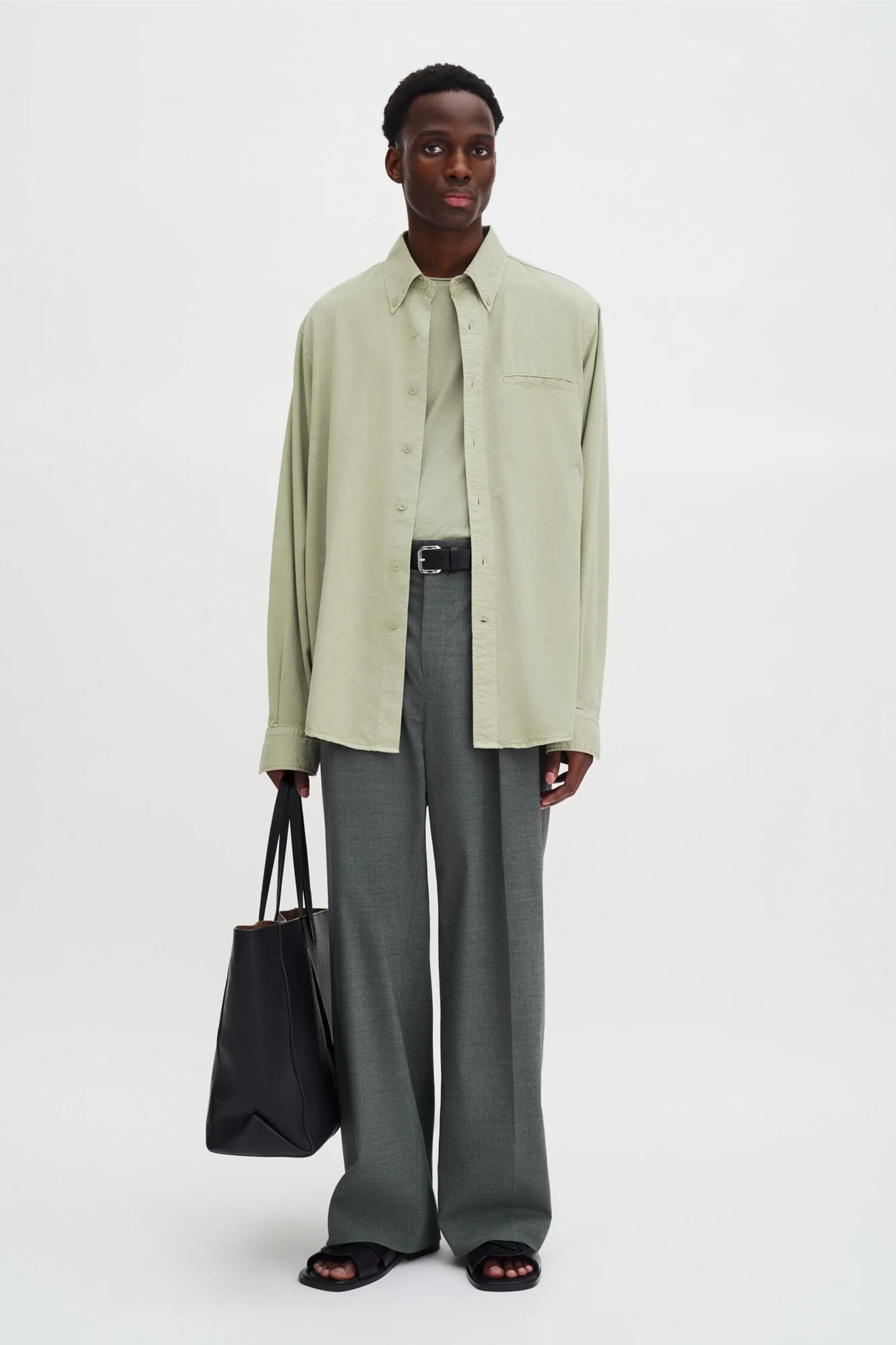 Zack Shirt Light Green - Image 3