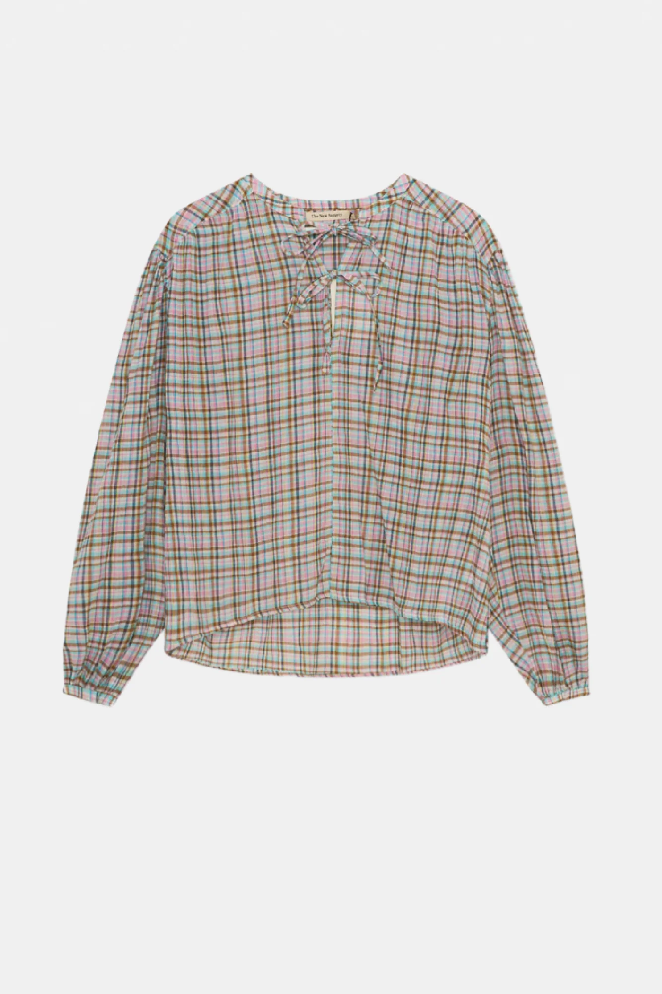 Zinnia Check Blouse