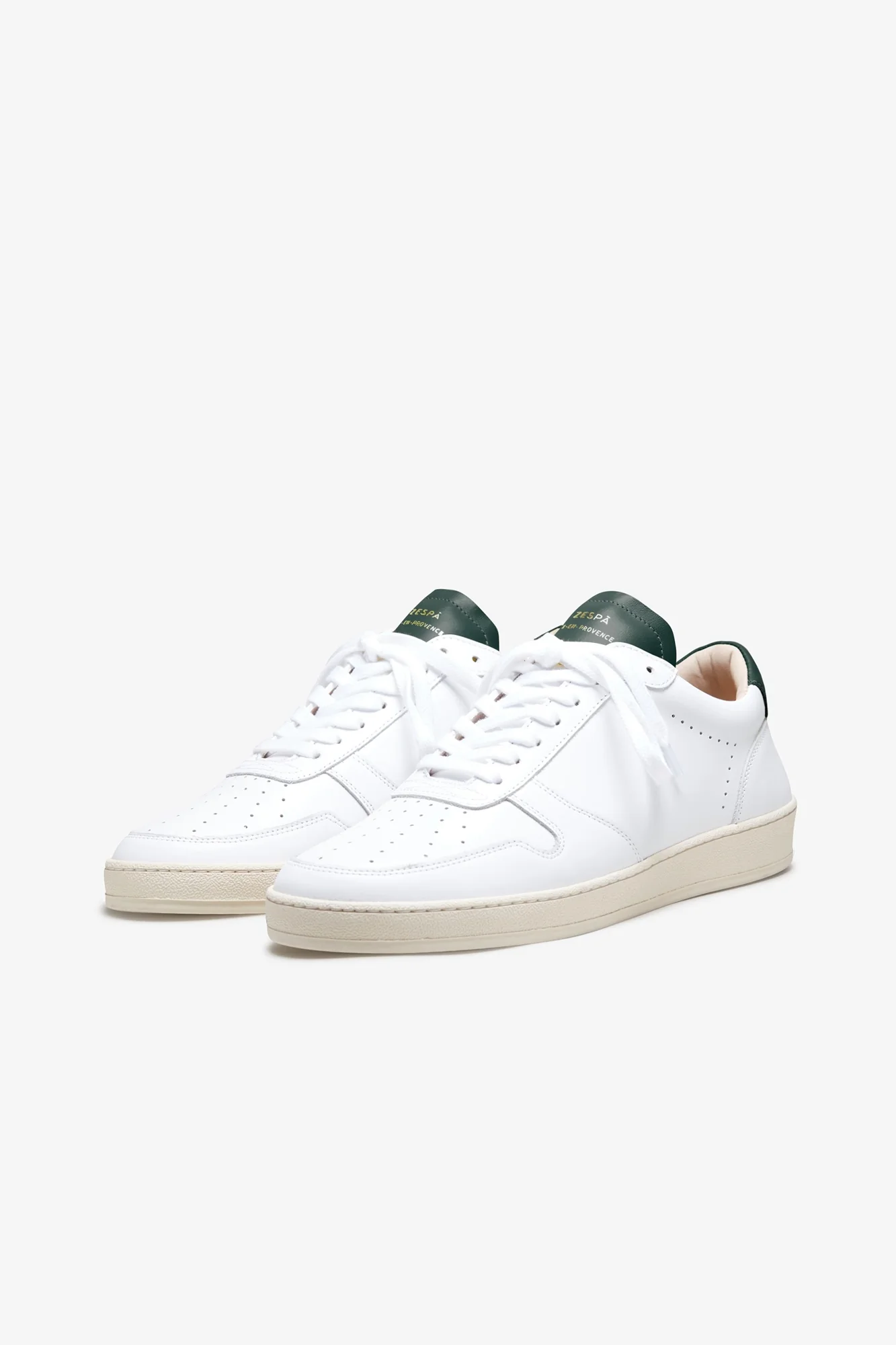 ZSP23 Apla Nappa White Dark Green - Image 3