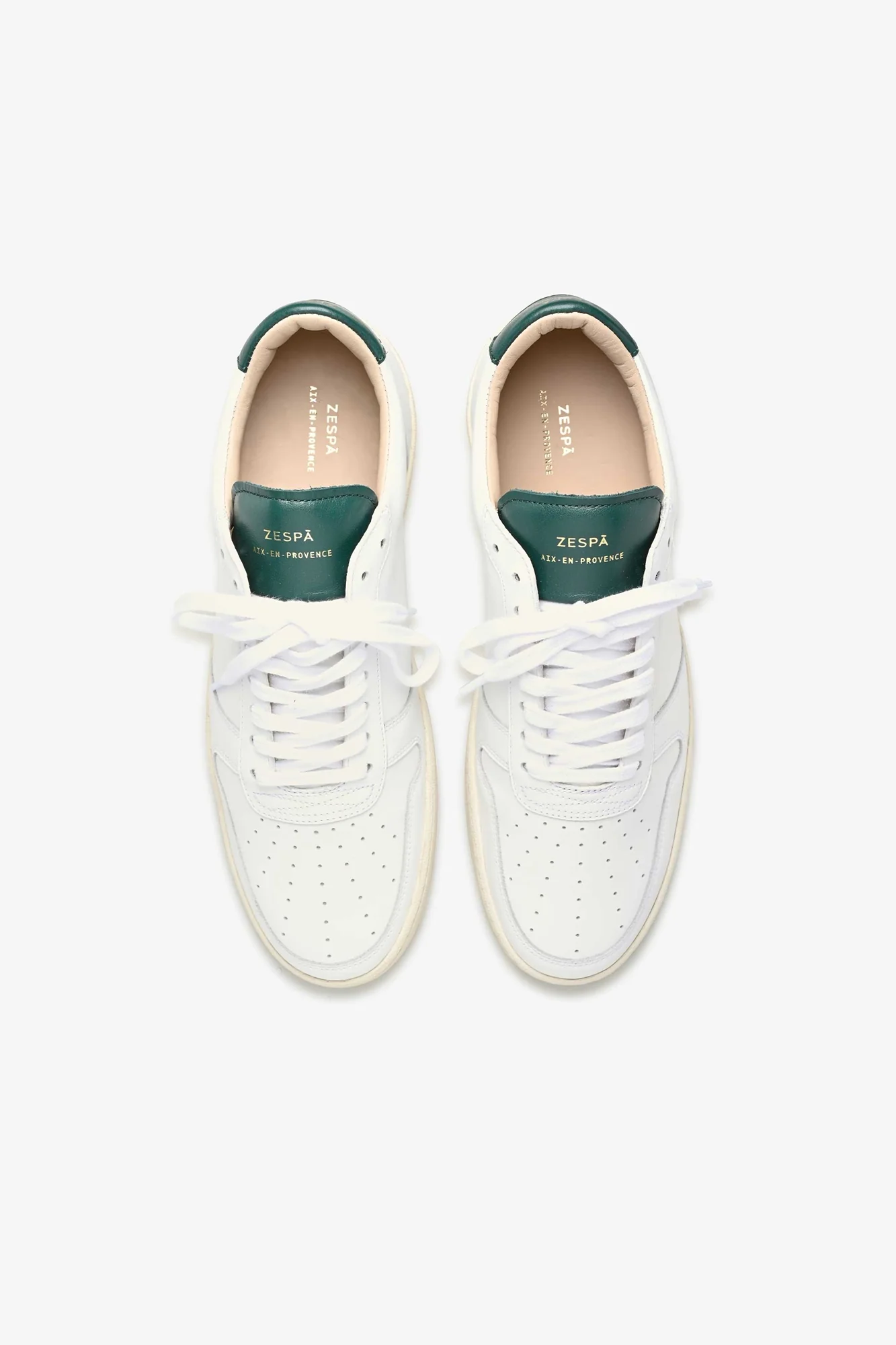 ZSP23 Apla Nappa White Dark Green - Image 5