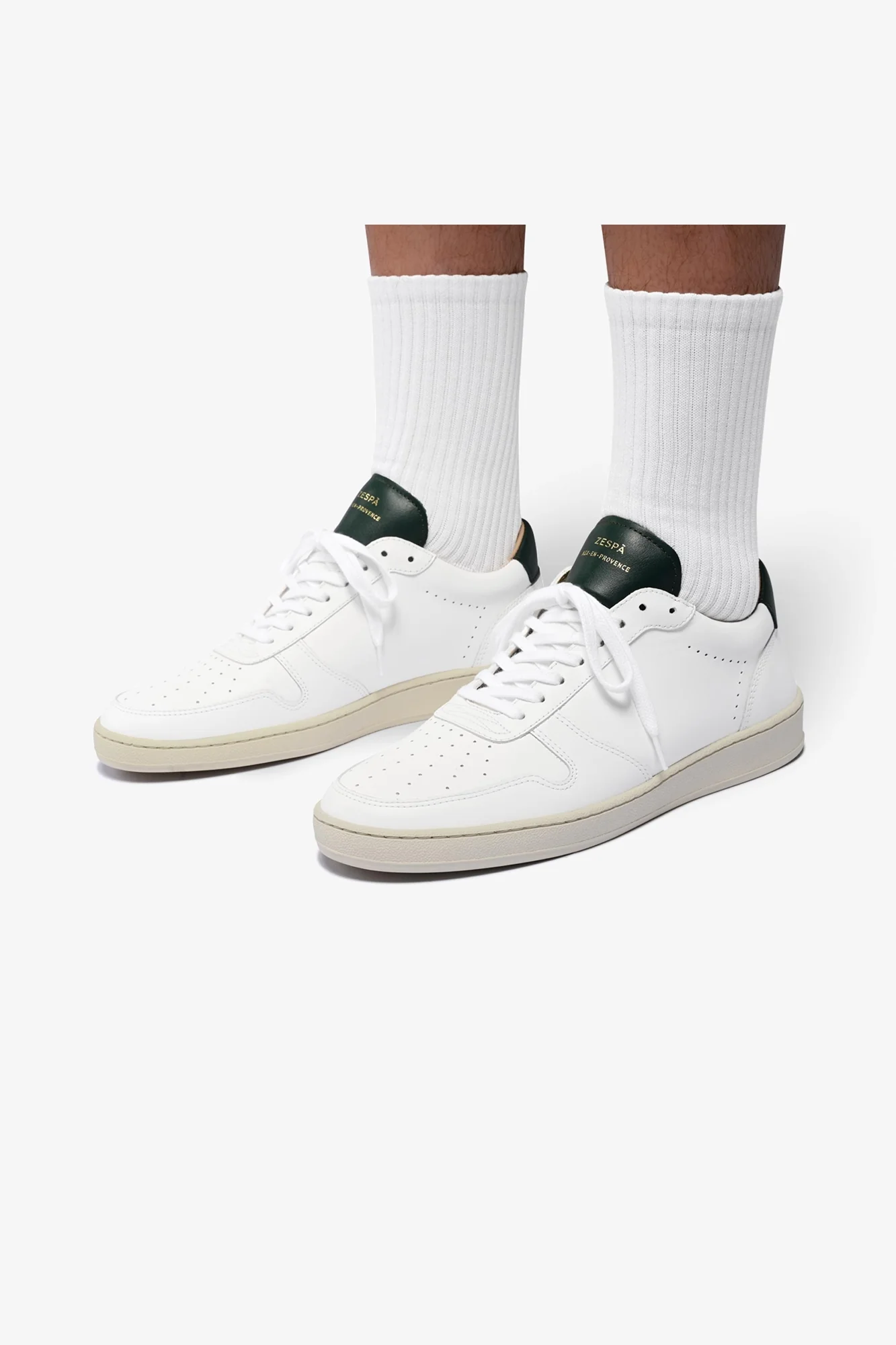 ZSP23 Apla Nappa White Dark Green - Image 6